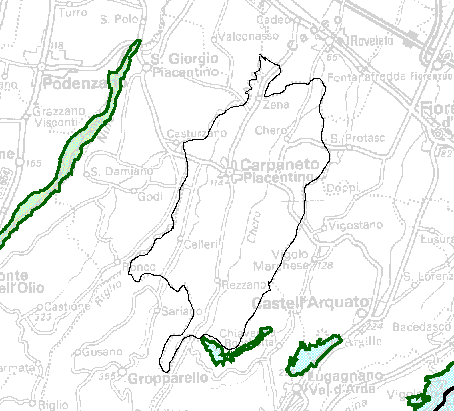 Figura 6: zone ZPS (zona protezione speciale) e SIC (sito di interesse comunitario) della rete ecologica natura 2000 SIC SIC e ZPS ZPS 6.