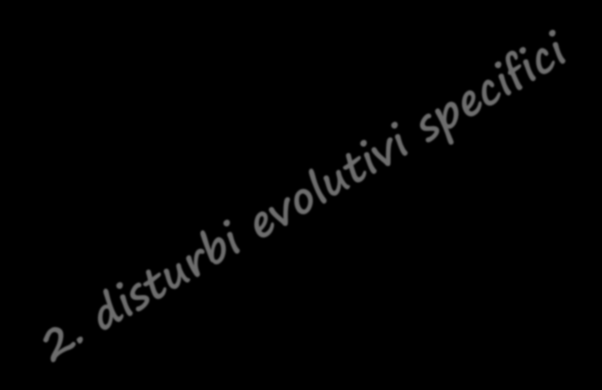 disturbi psichici patologie motorie, sensoriali neurologiche ritardi nello sviluppo ritardo mentale disturbi dello spettro autistico DSA difficoltà di linguaggio disturbi comprensione del testo