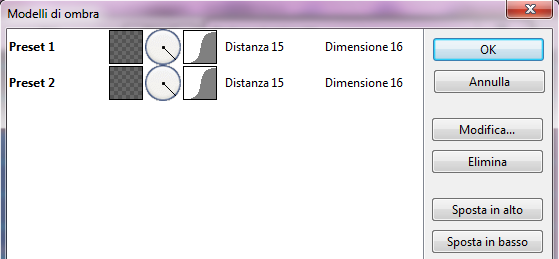 8 Ombra per modalità 3D Selezionando questa opzione, l ombra, di un testo o di un oggetto, assume un effetto 3D durante lo spostamento del testo o dell oggetto.