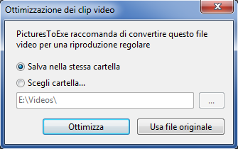 Nell inserimento di un video, sia nell immagine principale di una diapositiva, sia in un oggetto, meritano una particolare attenzione due differenti criteri delle immagini: 1.