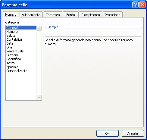 G. Pettarin ECDL Modulo 4: Excel 70 La finestra formato celle È possibile avere altre opzioni di formattazione con un clic sulla freccetta posta in basso a destra del gruppo Carattere, Allineamento o