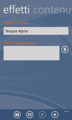 (btn4)consente di associare un promemoria alla terapia specifica Un codice identificativo utilizzato per consentire l invio delle crisi al proprio medico curante.