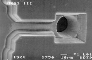 Laser ad eccimeri (13/16) 121 Un'altra applicazione è la preparazione delle membrane che formano la testina di stampa delle