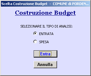 SEZIONE H - COSTRUZIONE BUDGET Le istruzioni seguenti si riferiscono alle funzionalità del software GesPeg per il caricamento dei dati del Bilancio di previsione.