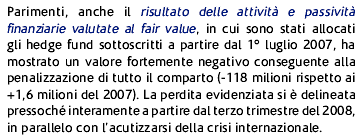 Le attività valutate al fair value (c.d.