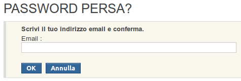 3. Registrazione Se non si è registrati, e le impostazioni della piattaforma lo consentono, creare un account utente cliccando sulla relativa voce crea un account utente (in caso tale voce non sia