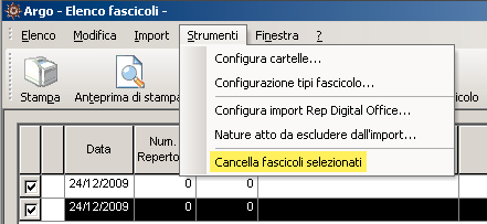 Correzioni e Nuove Funzioni Introdotte ARGO - Corretto un errore a causa del quale quando si importano i fascicoli via xml in determinate casistiche potevano verificarsi dei duplicati.