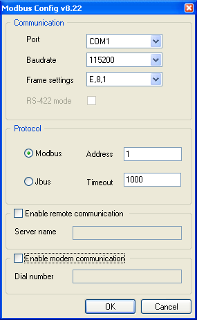 Via seriale: collegare una delle 2 RS232 del modulo ad una COM del PC utilizzando un cavo null-modem.