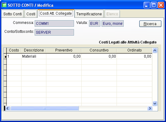 GESTIONE PROGETTI - AD HOC REVOLUTION Questa sezione viene normalmente compilata in fase di definizione del progetto allo scopo di effettuare l offerta al cliente, prima di un analisi dettagliata di