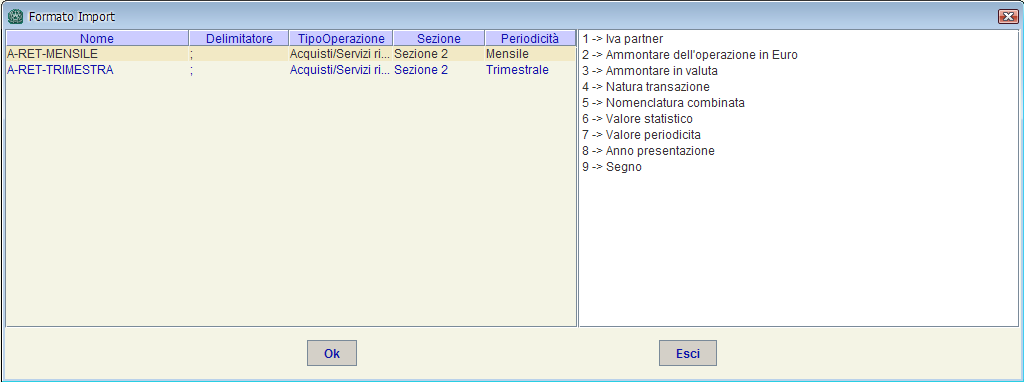 22) Se l elenco è corretto e non ci sono righe di rettifica, evidenziarlo e cliccare col tasto destro del mouse, compare un menu, confermare APPROVA/SBLOCCA ELENCO.