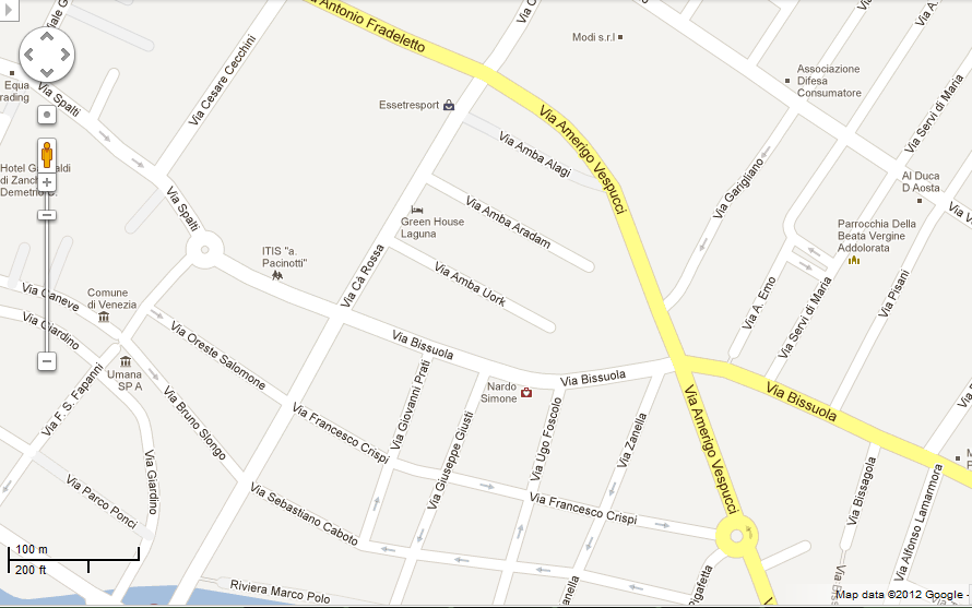 4 Figura 37 Panoramica zona 4. Fonte: Google maps Zona 4: Comprende l area a est della zona 3.