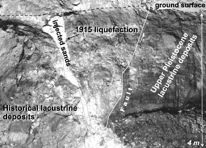 il fenomeno liquefazione in Italia Analisi paleosismiche per stima della magnitudo di terremoti storici M S 1.0 3.