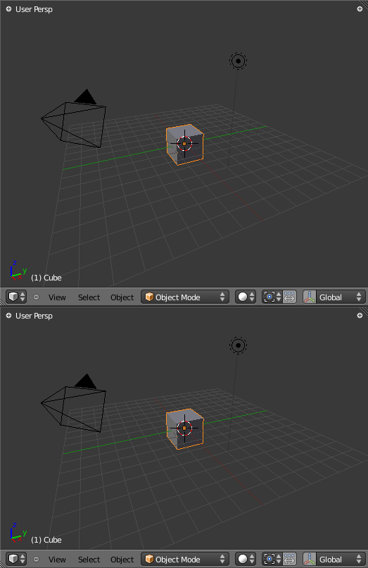 In alto a destra della 3d view, accanto al tondino con il + (serve ad aprire la barra delle proprietà), troverete delle righe oblique. Se andate con il mouse sopra di esse diventerà a forma di croce.