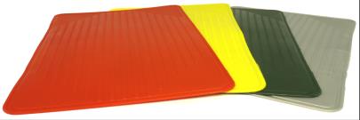 Battitacco La Teknopress produce battitacchi per tappeti d'auto di tutte le misure, design ed esigenze in PVC oppure PE.