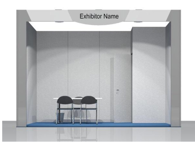 2015 STAND PREALLESTITI Tipologia DYNAMIC ST092 - Stand in linea (un lato aperto) Ipotesi da 16 m² ST092 - Stand ad angolo (due lati aperti) Ipotesi da 16 m² STRUTTURA Moquette a pavimento provvista