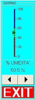 Regolazione umidità relativa La regolazione dell umidità relativa permette di impostare una soglia di umidità costante.