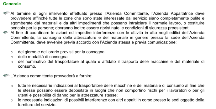 Si riportano di seguito i Rischi, le Misure di prevenzione ed eventuali D.P.I.