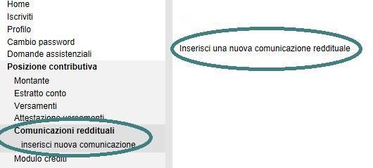 3. Come effettuare la comunicazione La comunicazione deve essere effettuata esclusivamente in via telematica accedendo all Area Riservata del sito ENPAP e, pertanto, non verranno acquisite