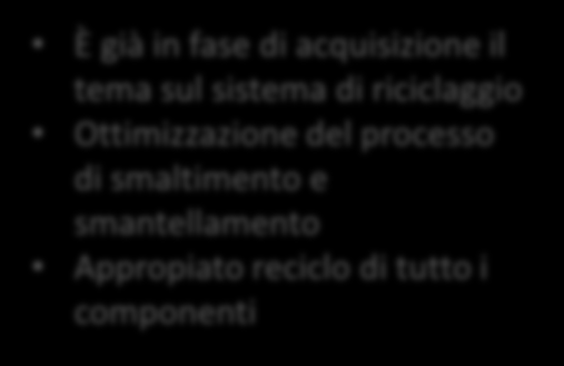 2. Servizi offerti ENcome vi libera dalla preoccupazione sulla condotta del vostro impianto e sulla scadenza dei contratti Impianto di riciclaggio La scadenza dei contratti potrebbe