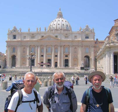 IL NOSTRO GIUBILEO DEL 2006 E FINITO La foto più bella e cara, quella dell arrivo sabato mattina 24 giugno 2006.