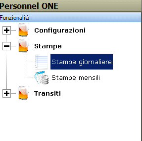 6.2. Stampe 6.2.1 Stampe giornaliere La finestra Stampe giornaliere gestisce le stampe dei report giornalieri.