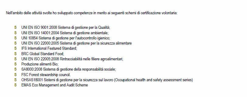 Massimiliano BUSSACCHINI Nome BUSSACCHINI MASSIMILIANO E-mail Nazionalità Data di nascita ESPERIENZA LAVORATIVA Date (da a) Nome e indirizzo del datore di lavoro Tipo di azienda o settore Tipo di