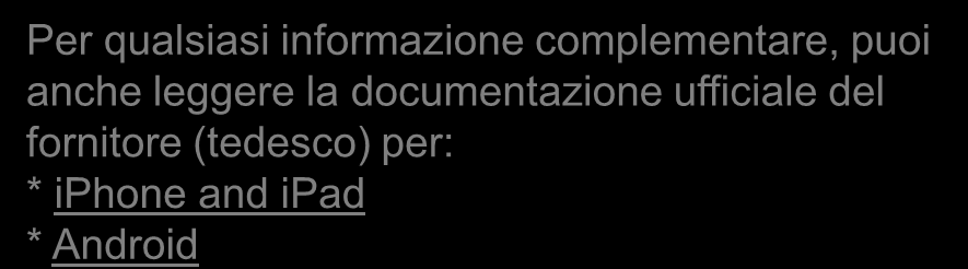 com 5 Per qualsiasi informazione complementare, puoi