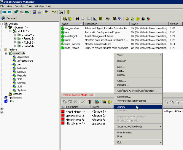Distribuzione e utilizzo dell'utilità di esplorazione di CA ARCserve D2D per Nimsoft 4.