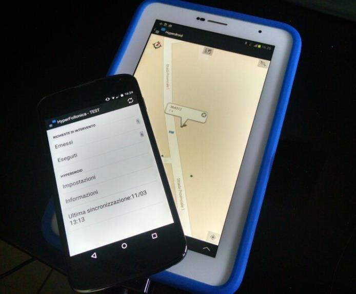 App per supporto mobile I tablet/smartphone si integrano con l applicativo poiché è stata sviluppata