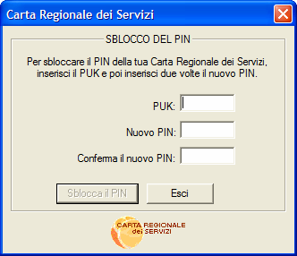 7.3.4.1.2 Metodo UnblockPinUI Visualizza una finestra di dialogo per lo sblocco del PIN mediante l utilizzo del PUK. object.unblockpinui () object.