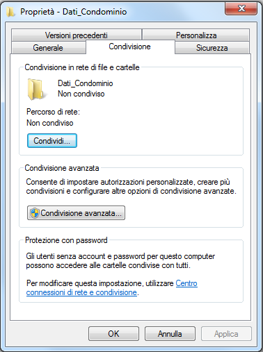 COLLEGAMENTO IN RETE DEL PROGRAMMA DI GESTIONE CONDOMINIO E LOCAZIONI Il programma di gestione condominio PIGC a seconda della versione acquistata può essere collegato ad un max di 2 stazioni di