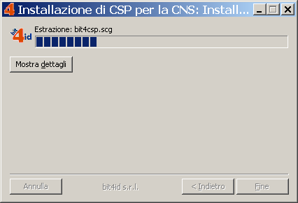 selezionare il pulsante Installa.