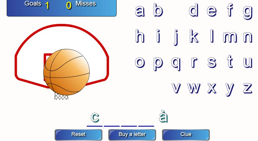 A lavoro terminato clicchiamo su OK L alunno può iniziare a lavorare scegliendo le lettere per