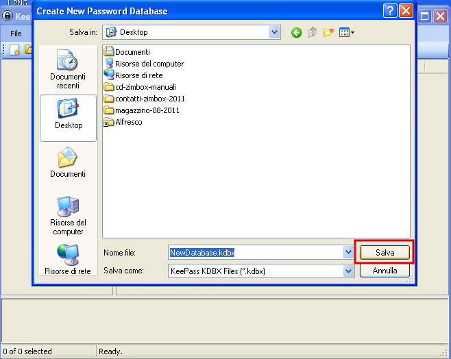 Utilizzare Keepass 1. Effettuare doppio click sull'icona di KeePass ed aprire il software.