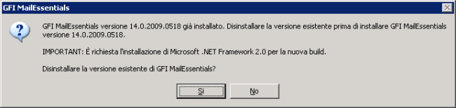 NOTA: è possibile anche usare "Telnet" per inviare manualmente il messaggio di prova e ottenere maggiori informazioni riguardo alla risoluzione di problemi.