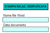 Se, come nell esempio, non fosse necessario procedere ad ulteriori misurazioni, è possibile, cliccando sul pulsante STAMPA RELAZ.