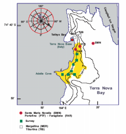 MZS: Settore di Ricerca 8: Oceanografia ed Ecologia Marina notevolmente influenzate dal diverso andamento delle correnti all interno della baia, in particolare l andamento S->N in entrata nella baia