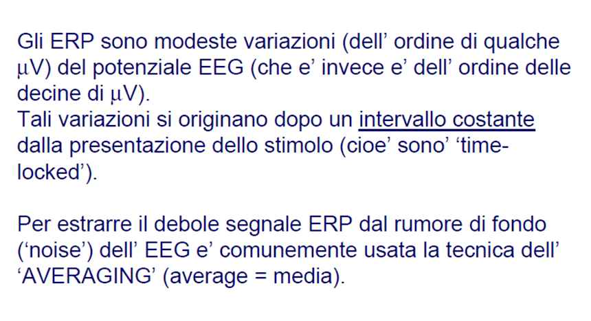 Definizione degli elementi ERP importanti ERP negativo