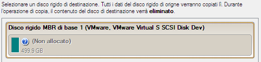 145 12. Fare clic su Copia per avviare il processo di migrazione. Al termine dell'operazione, verificare prima che il sistema operativo Windows si avvii dalla SDD di destinazione.