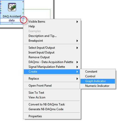 inserito all interno di un ciclo. LabVIEW ci informa di questo e premendo su Yes automatiamente sarà creato un ciclo While. LabVIEW notifica che può inserire il codice all interno di un ciclo While.