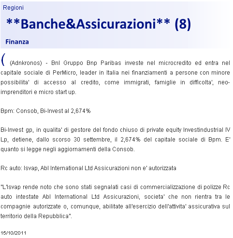 RASSEGNA WEB Libero-news.