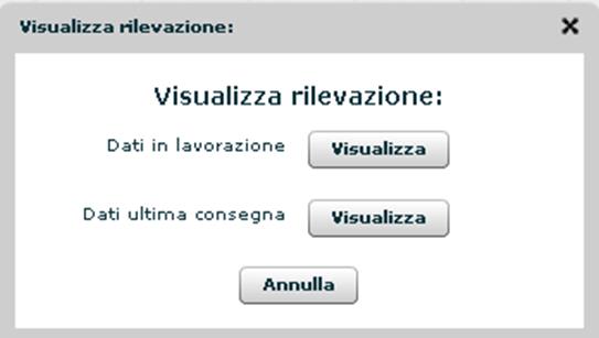 lavrazine, vengn visualizzati i dati attualmente presenti nell ambiente di lavrazine.