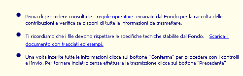 Per poter scaricare il tracciato, bisogna cliccare sul link Scarica il documento con tracciati ed esempi.