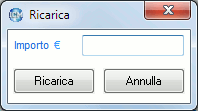 o Dati relativi ad un documento di riconoscimento e alla nazionalità o Profilo utente o Tariffa applicata o Username e password per accesso con credito prepagato o Data di scadenza del credito Tutte