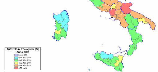 ALL AUTO ECOLOGICA La diffusione di autoveicoli a trazione elettrica in Italia (autovetture, autobus, autocarri) 5.000 4.500 4.000 3.500 3.000 2.500 2.000 1.500 1.