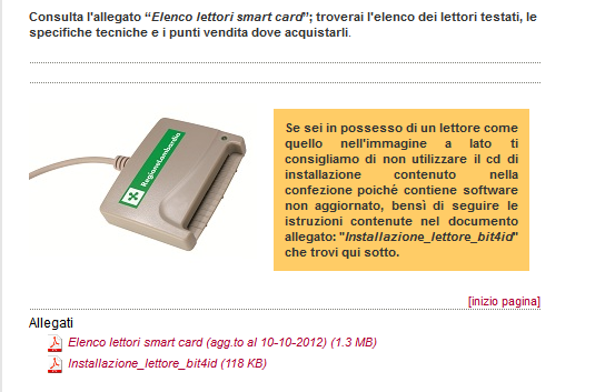 Elenco lettori smart