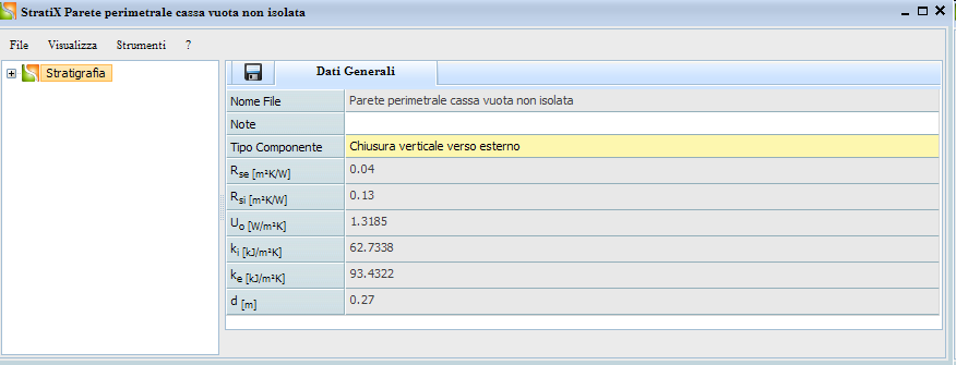 DOCETpro Descrizione stratigrafia (ANALITICO) StratiX: