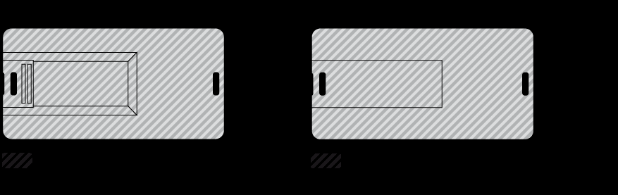 Biz Color Card Small Chiave USB in materiale plastico, caratterizzata dalla forma rettangolare e ridotta, grazie al chip COB.