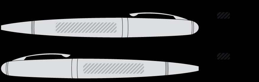 Biz Easy Pen Chiave USB in metallo, caratterizzata dalla doppia funzionalità: penna e chiave USB. Connettore nascosto nel corpo. Dotata di chip COB. Personalizzabile in serigrafia.