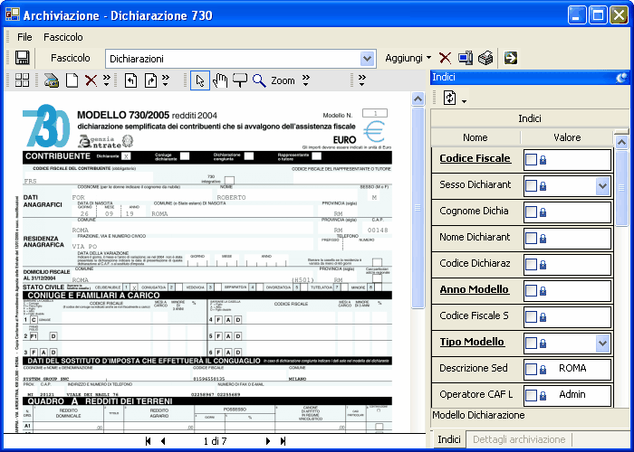 Modulo Archiviazione 92 Fig.